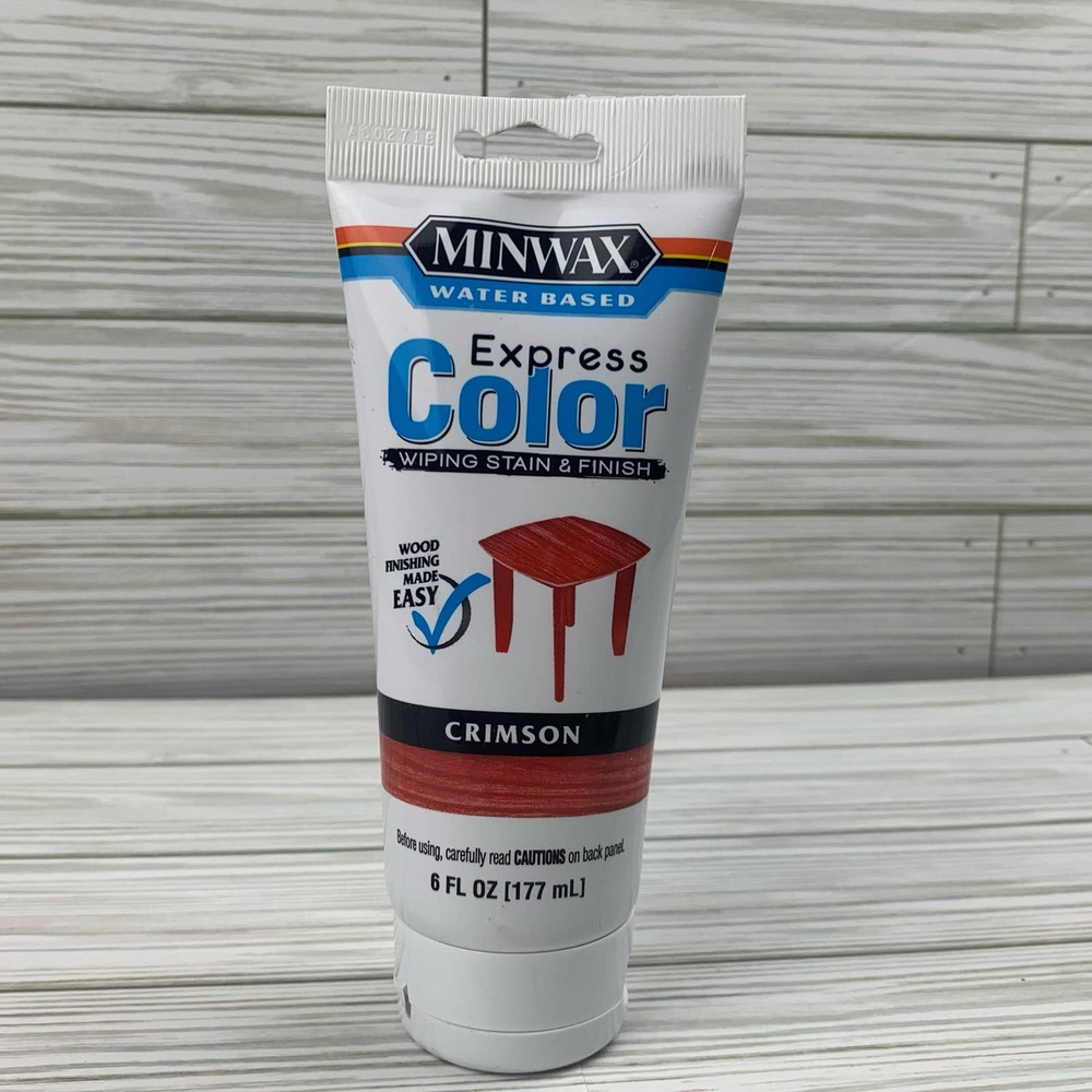 Minwax Express Color Wiping Stain 308054444, Crimson, 6 Ounce
